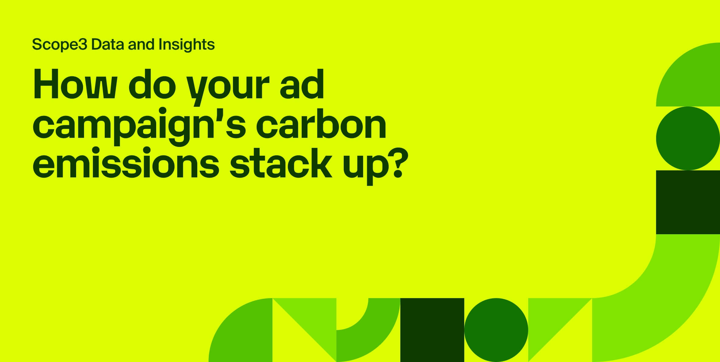 How do your ad campaign’s carbon emissions stack up? | Scope3